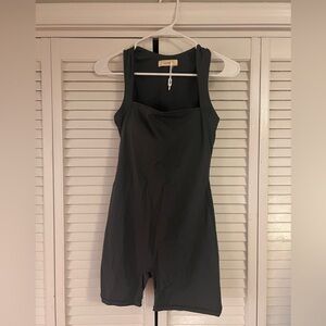 Stylish Dark Grey Jumpsuit